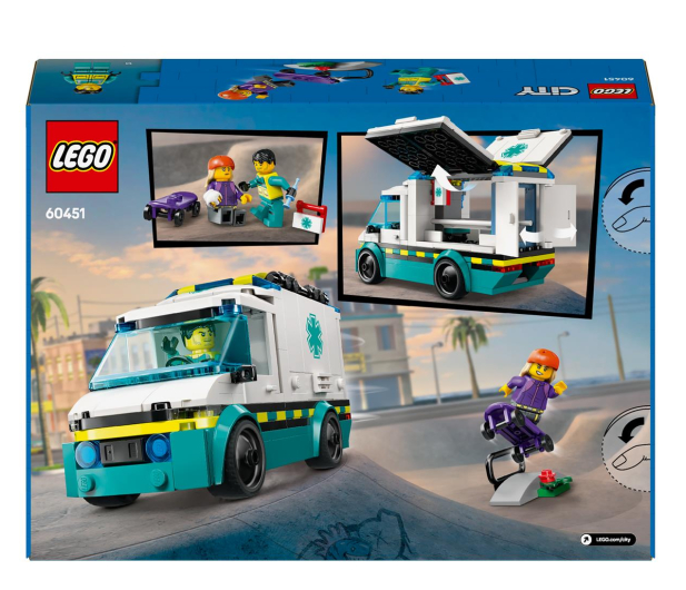LEGO City 60451 Karetka pogotowia - 1284114 - zdjęcie 5